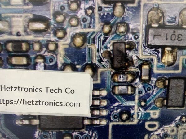 Shorted Surge Diode Motherboard location